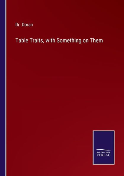 Table Traits, with Something on Them