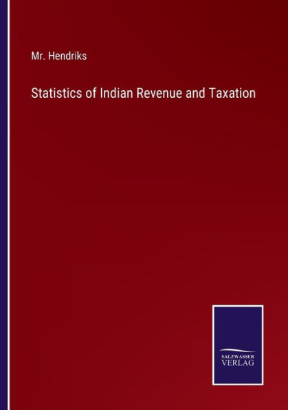 Statistics of Indian Revenue and Taxation