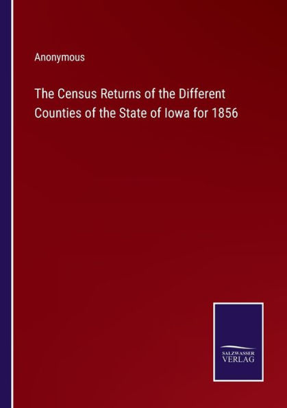 the Census Returns of Different Counties State Iowa for 1856