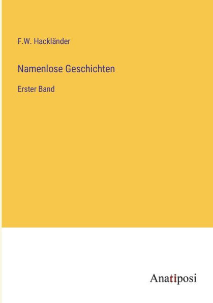 Namenlose Geschichten: Erster Band