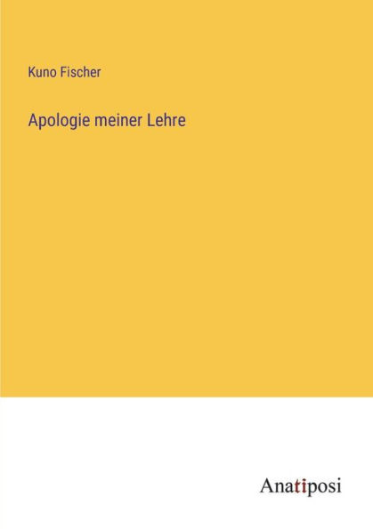 Apologie meiner Lehre