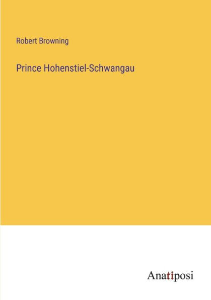 Prince Hohenstiel-Schwangau