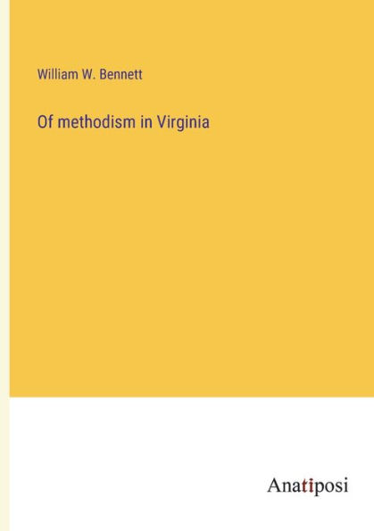 Of methodism Virginia