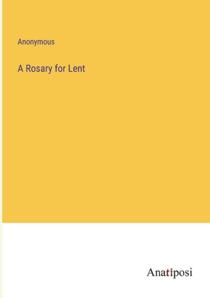 A Rosary for Lent