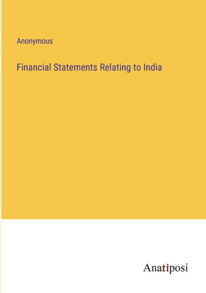 Financial Statements Relating to India