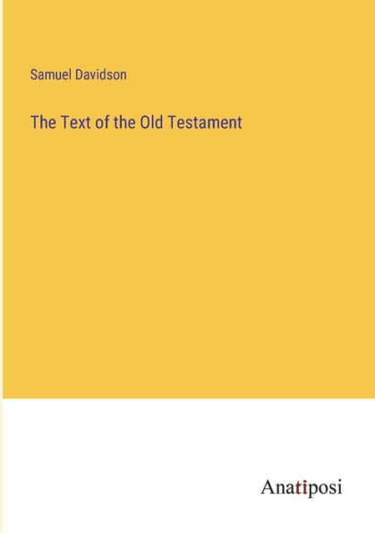 The Text of the Old Testament