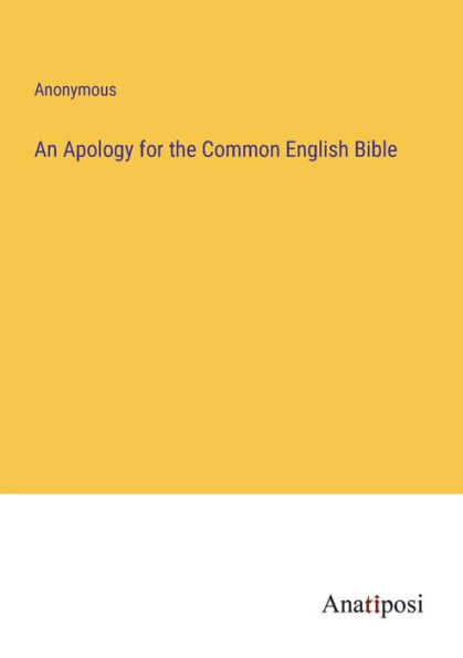 An Apology for the Common English Bible