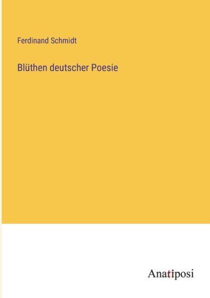 Blüthen deutscher Poesie