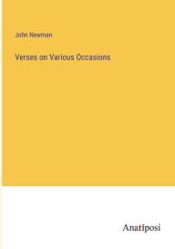 Title: Verses on Various Occasions, Author: John Newman