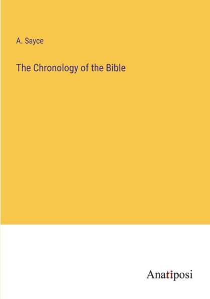the Chronology of Bible