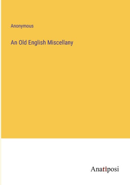 An Old English Miscellany