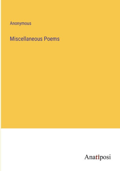 Miscellaneous Poems