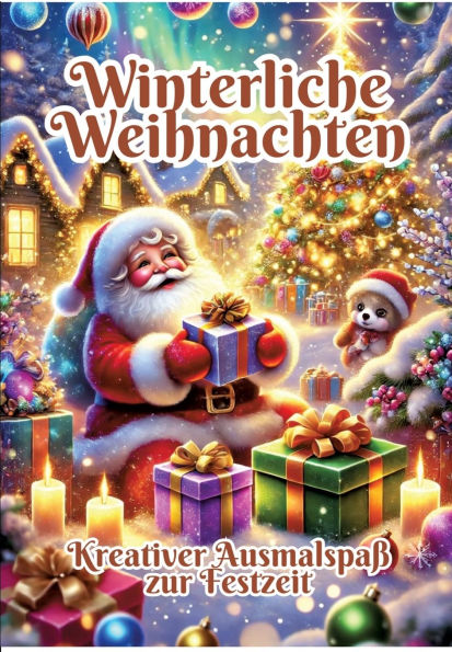 Winterliche Weihnachten: Kreativer Ausmalspaï¿½ zur Festzeit