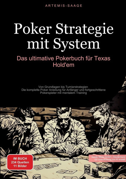 Poker Strategie mit System: Das ultimative Pokerbuch fï¿½r Texas Hold'em: Von Grundlagen bis Turnierstrategien - Die komplette Poker Anleitung fï¿½r Anfï¿½nger und fortgeschrittene Pokerspieler mit mentalem Training