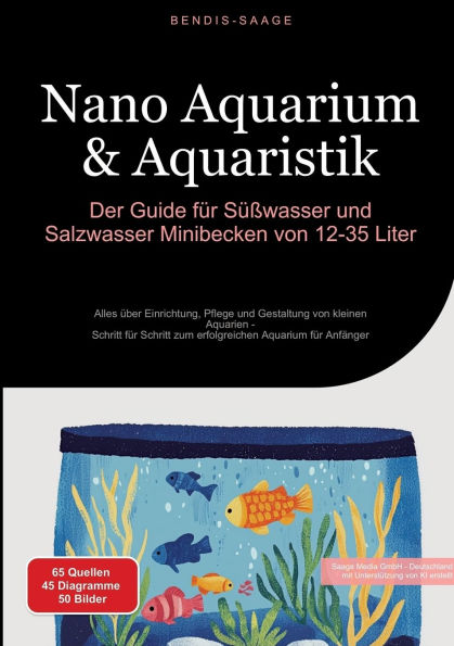 Nano Aquarium & Aquaristik: Der Guide fï¿½r Sï¿½ï¿½wasser und Salzwasser Minibecken von 12-35 Liter: Alles ï¿½ber Einrichtung, Pflege und Gestaltung von kleinen Aquarien - Schritt fï¿½r Schritt zum erfolgreichen Aquarium fï¿½r Anfï¿½nger