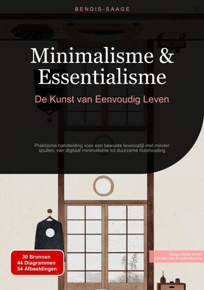 Minimalisme & Essentialisme: De Kunst van Eenvoudig Leven: Praktische handleiding voor een bewuste levensstijl met minder spullen, van digitaal minimalisme tot duurzame huishouding