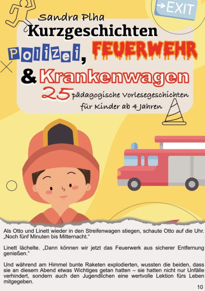 KitaFix-Kurzgeschichten Polizei, Feuerwehr und Krankenwagen: 25 pï¿½dagogische Vorlesegeschichten fï¿½r Kinder ab 4 Jahren