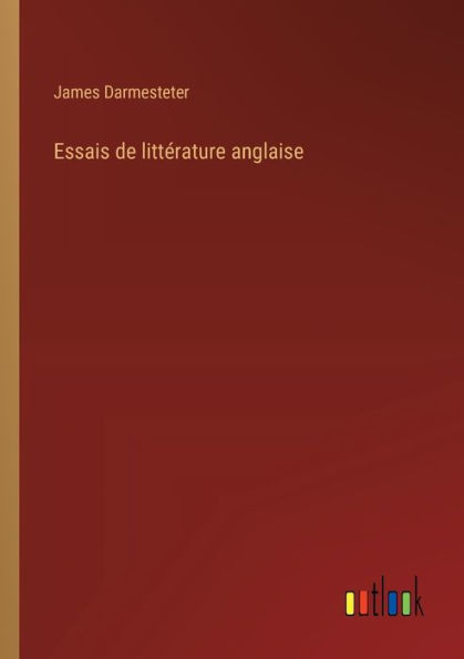 Essais de littï¿½rature anglaise