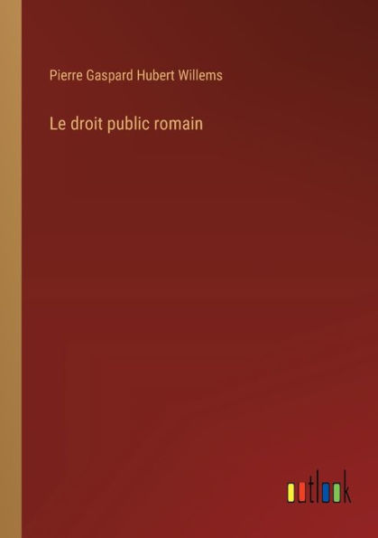 Le droit public romain