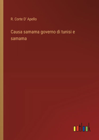 Causa samama governo di tunisi e