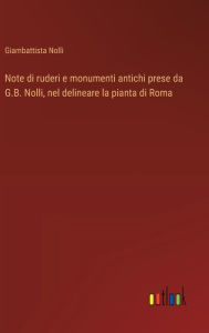 Title: Note di ruderi e monumenti antichi prese da G.B. Nolli, nel delineare la pianta di Roma, Author: Giambattista Nolli