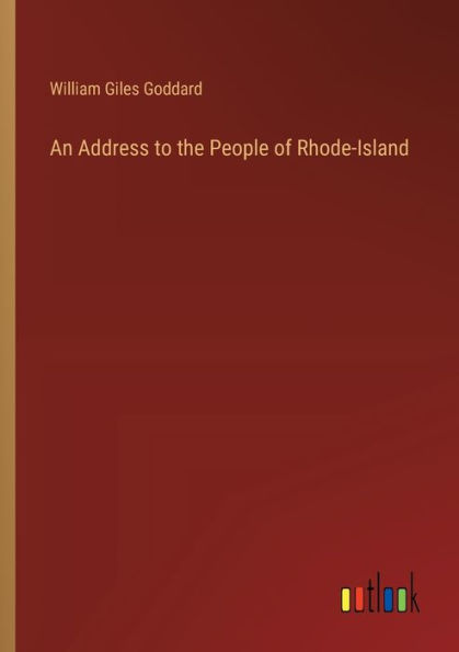 An Address to the People of Rhode-Island