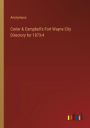 Carier & Campbell's Fort Wayne City Directory for 1873-4