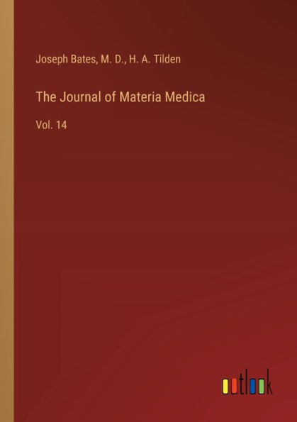 The Journal of Materia Medica: Vol. 14