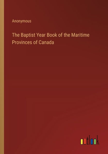 the Baptist Year Book of Maritime Provinces Canada