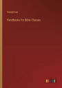Handbooks for Bible Classes