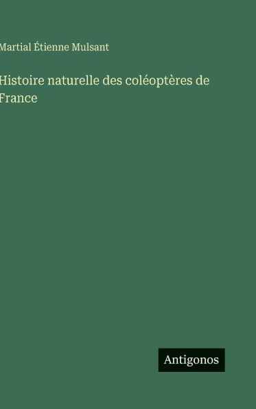 Histoire naturelle des colÃ¯Â¿Â½optÃ¯Â¿Â½res de France