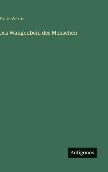 Das Wangenbein des Menschen