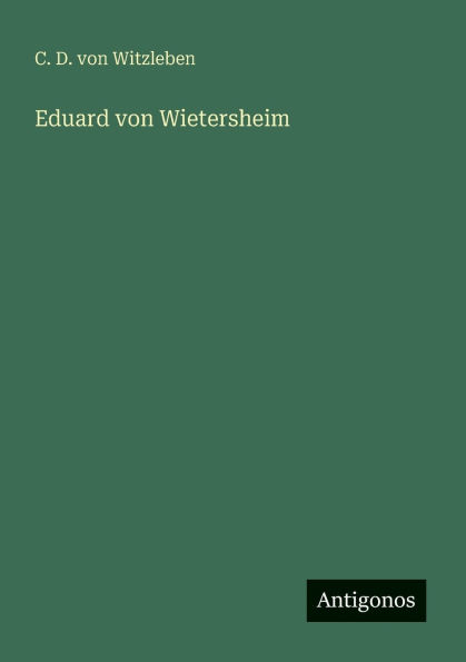 Eduard von Wietersheim