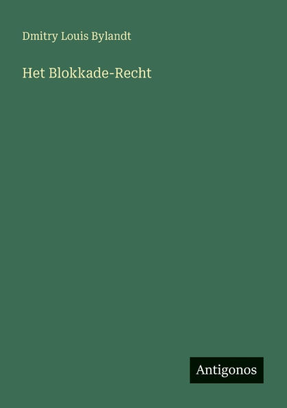 Het Blokkade-Recht