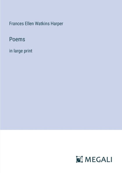 Poems: large print