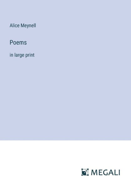 Poems: large print