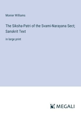 the Siksha-Patri of Svami-Narayana Sect; Sanskrit Text: large print