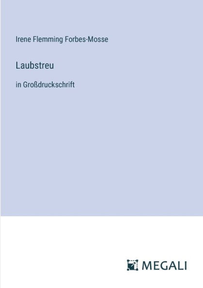 Laubstreu: Groï¿½druckschrift