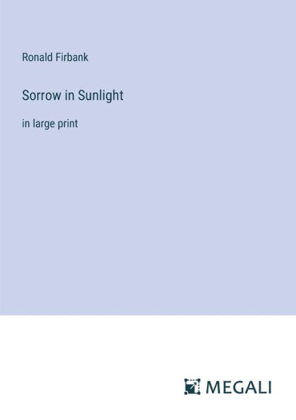 Sorrow Sunlight: large print