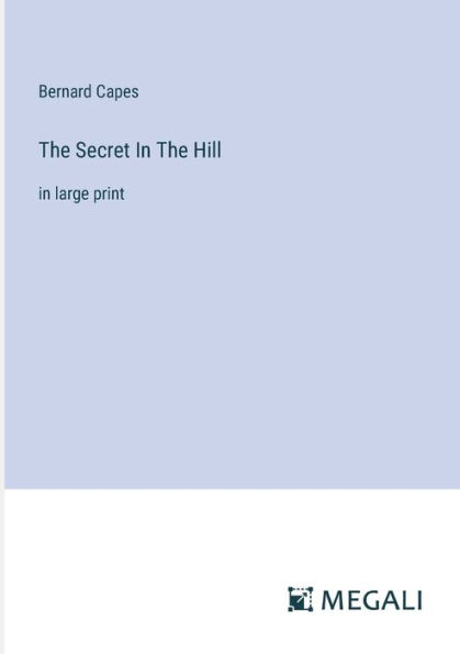 The Secret Hill: large print