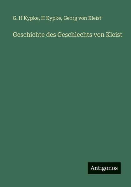 Geschichte des Geschlechts von Kleist