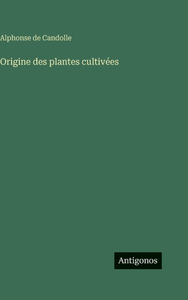 Origine des plantes cultivÃ¯Â¿Â½es