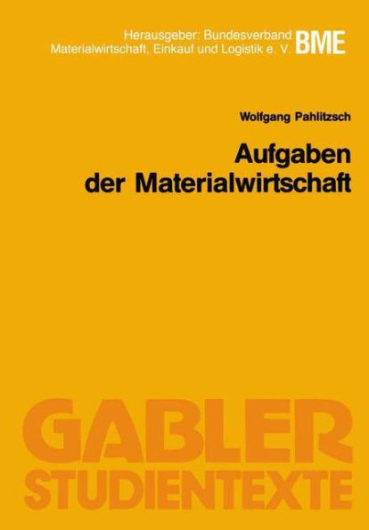 Aufgaben der Materialwirtschaft