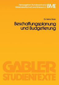 Title: Beschaffungsplanung und Budgetierung, Author: Heinz Stark