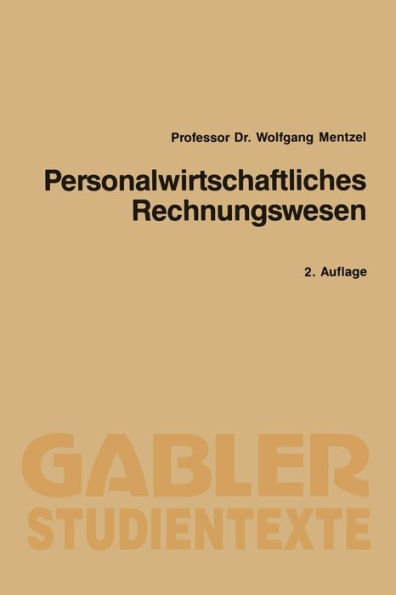 Personalwirtschaftliches Rechnungswesen