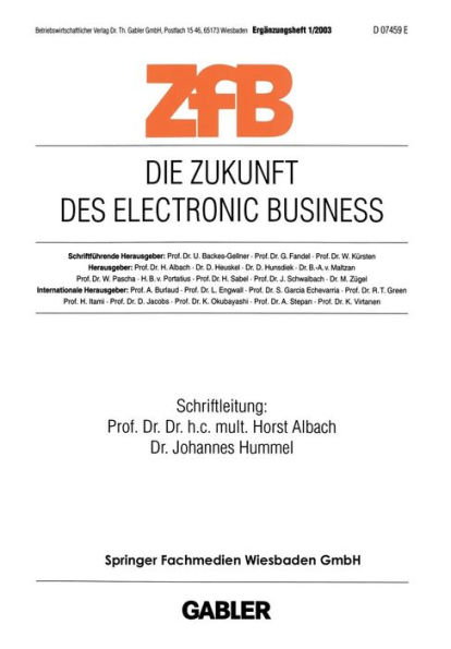 Die Zukunft des Electronic Business