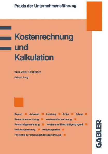 Kostenrechnung und Kalkulation