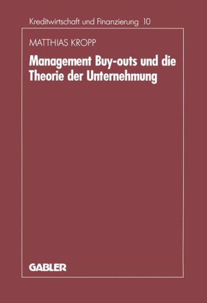 Management-Buyouts und die Theorie der Unternehmung