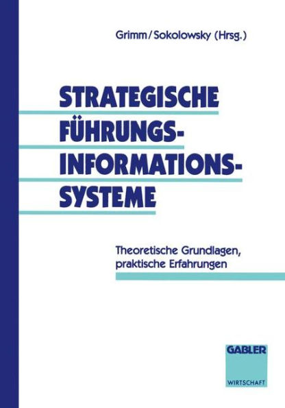 Strategische Führungsinformationssysteme: Theoretische Grundlagen, praktische Erfahrungen