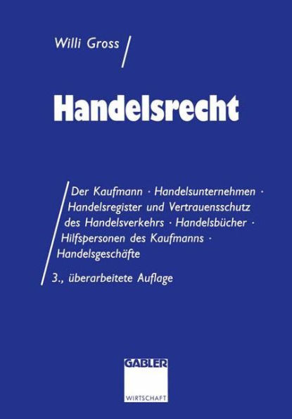 Handelsrecht: Fall · Systematik · Lösung